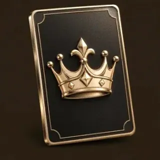 Crowned casino card — Ruby Reels